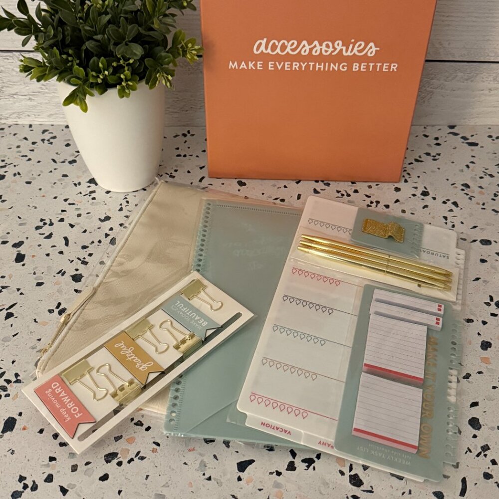 PPP 2025 Planner Kit, Journals, Meal Planner NIB + Extras